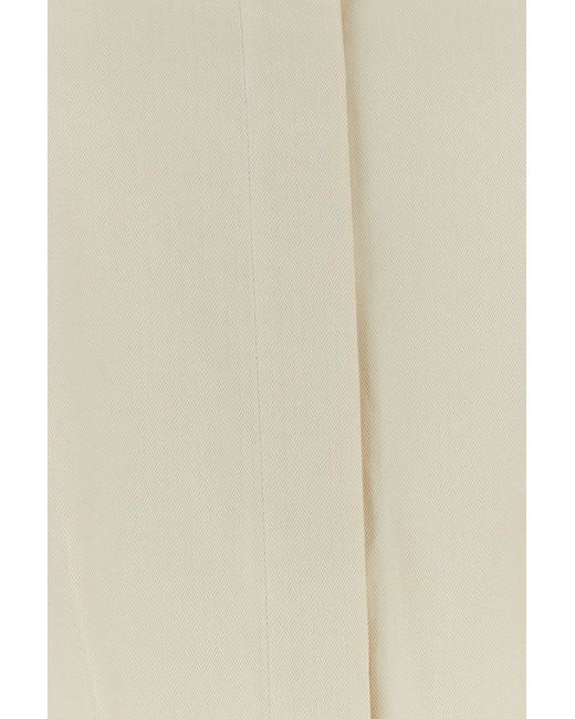 Camicia oversize Cipher sabbia in cotone e poliestere di Camilla & Marc in White