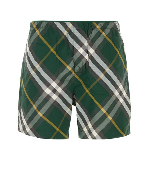 Burberry Green Swimsuits for men