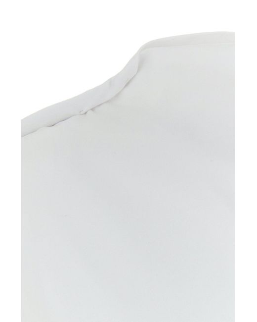 ARMARIUM White Stretch Cotton Glenda Top