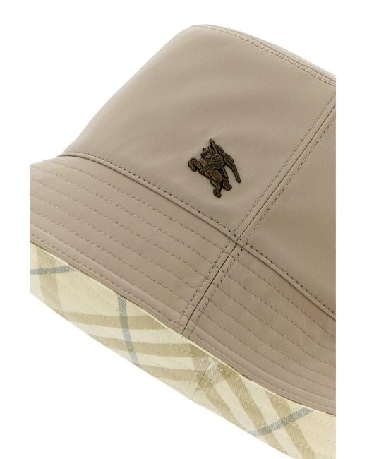 Burberry Natural Solid Bucket Hat
