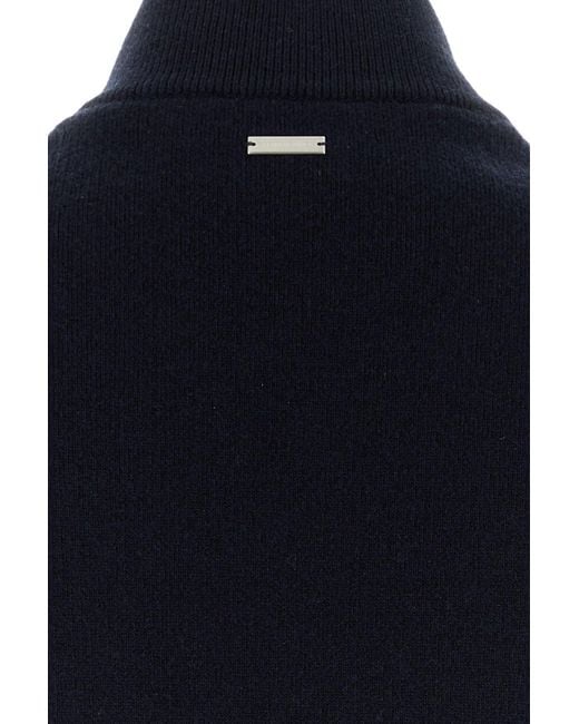 Ferragamo Blue Salvatore Wool Cardigan for men