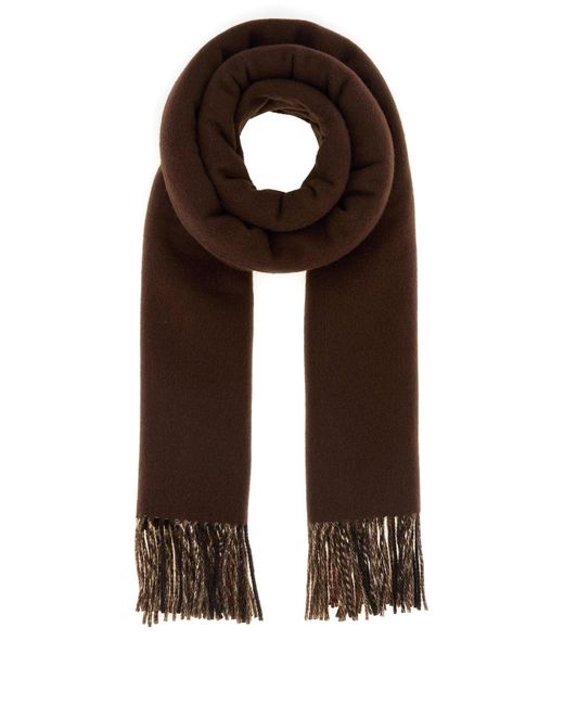 Sciarpa reversibile in cashmere marrone di Burberry in Brown