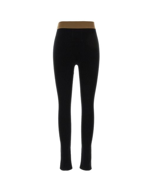 Uma Wang Black Cashmere leggings