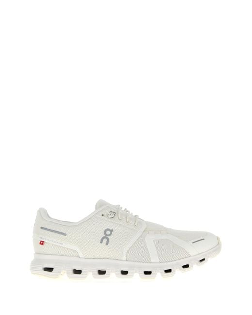 Sneakers Cloud 6 in rete bianca di On Shoes in White da Uomo