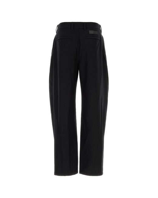 Givenchy Black Flat Front Pants for men