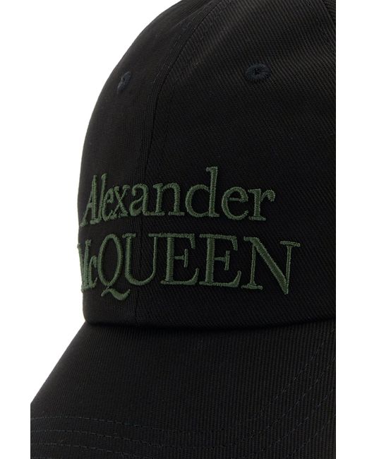 McQueen Black Hats for men