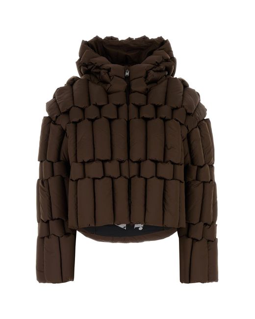 RAXXY Brown Chocolate Polyester Down Jacket