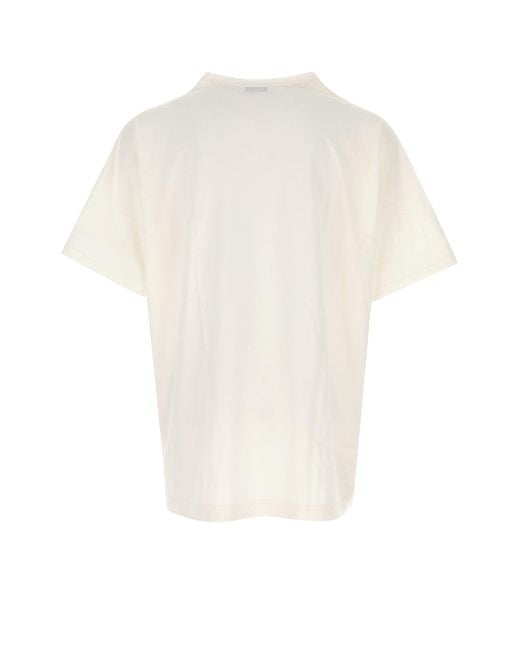 Yohji Yamamoto White Cotton T-shirt for men