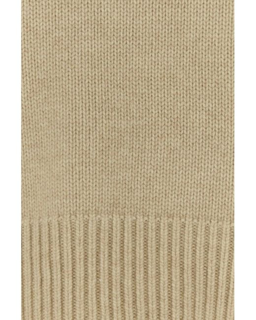 Extreme Cashmere Natural Beige Cashmere Sweater