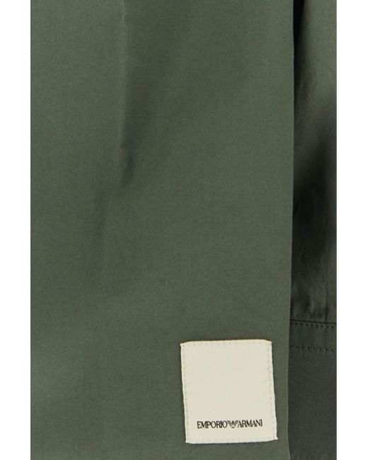 Emporio Armani Green Camicia for men