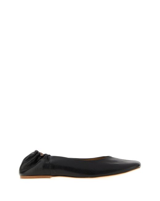 A.P.C. Black Solid Juliet Ballet Flats