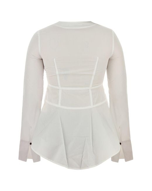 Co. White Poplin Shirt