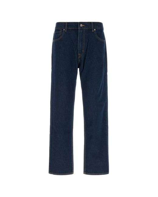 7 For All Mankind Blue Denim Jeans for men