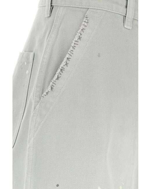 Maison Margiela Gray Light Grey Cotton Pant for men