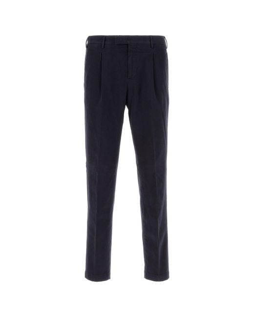 Pantalone in cotone stretch blu scuro di PT Torino in Blue da Uomo