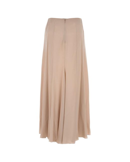 Chloé Natural Powder Pink Satin Skirt