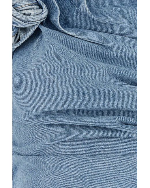 Top in denim di Magda Butrym in Blue