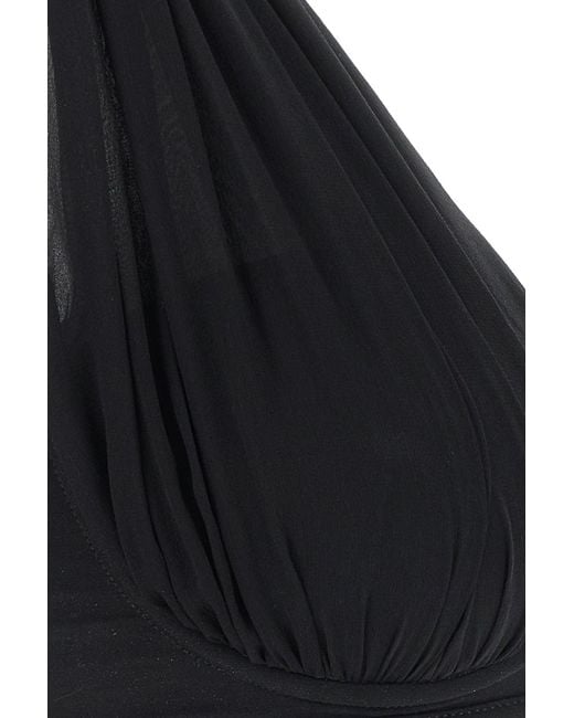 GIUSEPPE DI MORABITO Black Silk Bra