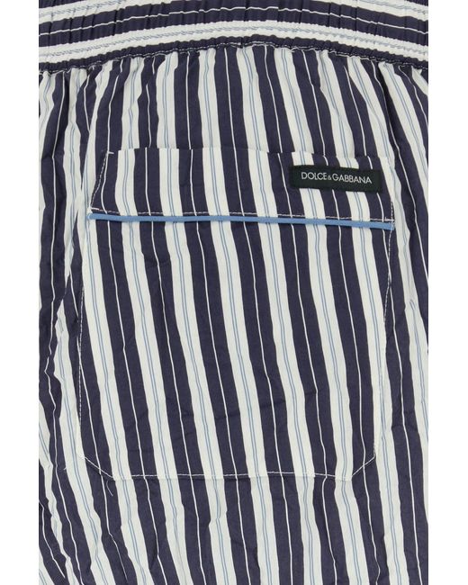 Dolce & Gabbana Multicolor Stripes Shorts for men
