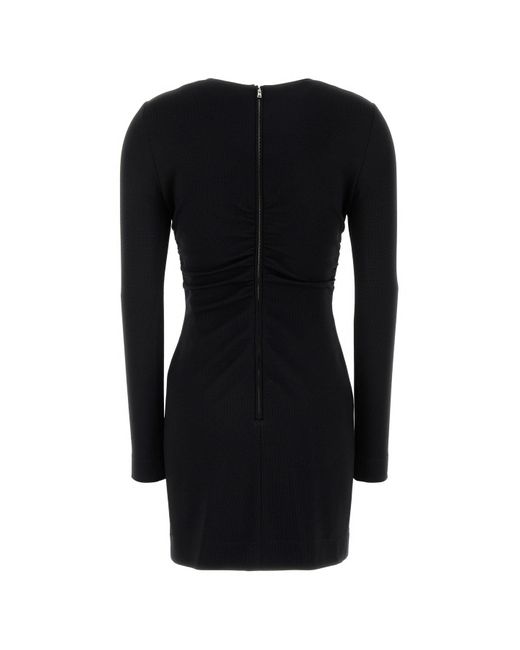 Abito in misto viscosa stretch nera di Dolce & Gabbana in Black