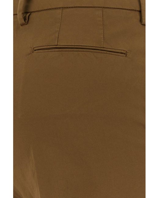 PT Torino Natural Brown Stretch Cotton New York Pant