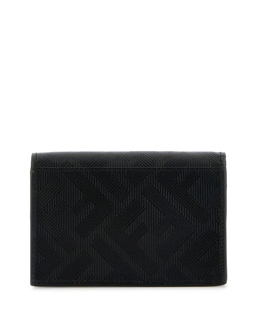 Portacarte in pelle nera di Fendi in Black da Uomo