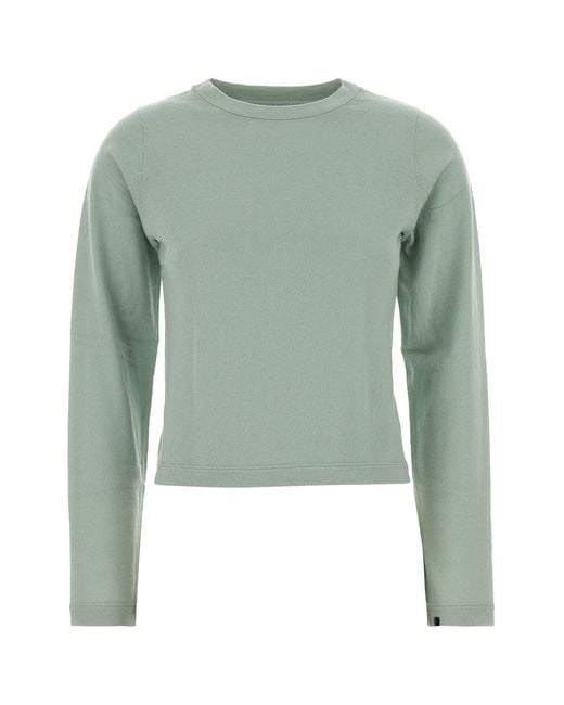 Extreme Cashmere Mint Green Cotton Blend N°451 Sweater