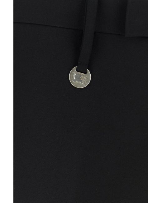 Burberry Black Wool Pant for men