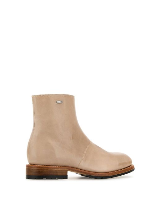 Our Legacy Natural Leather Engine Ankle Boots for men