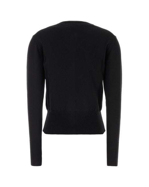 Vivienne Westwood Black Crew Neck Cardigan