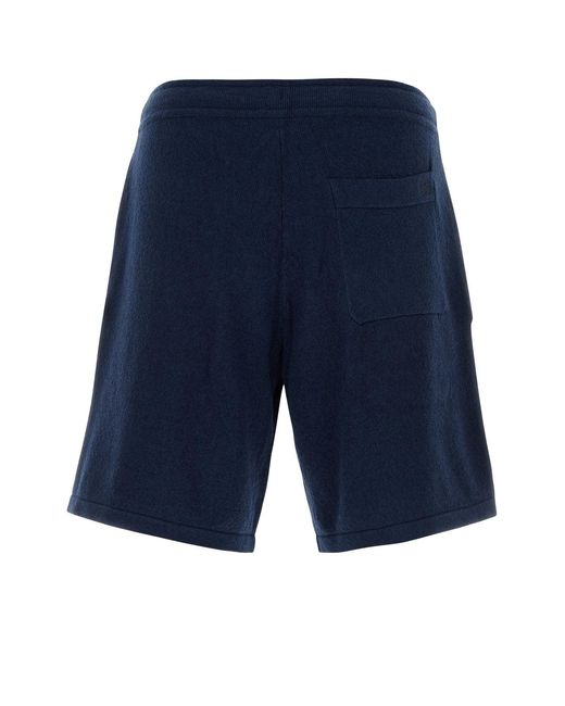 Dolce & Gabbana Blue Solid Shorts for men