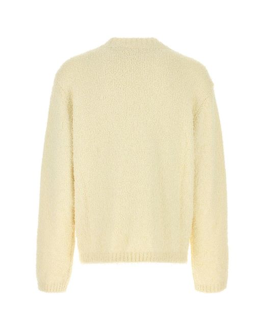 Séfr Natural Ivory Cotton Blend Oversize Odilon Sweater for men