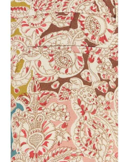 Valentino Garavani Natural Printed Hemp Pant for men