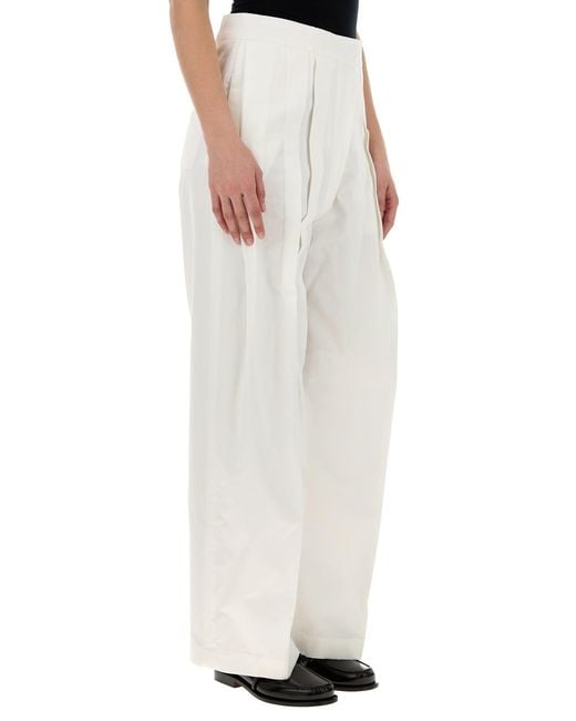 Jil Sander White Trouser 128 Aw 30