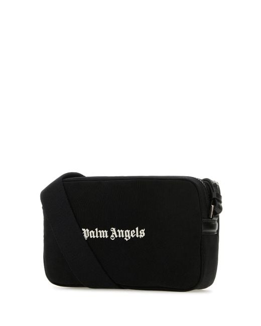 Palm Angels Black Shoulder Bags for men