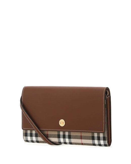 Burberry Borsa A Tracolla in Brown | Lyst