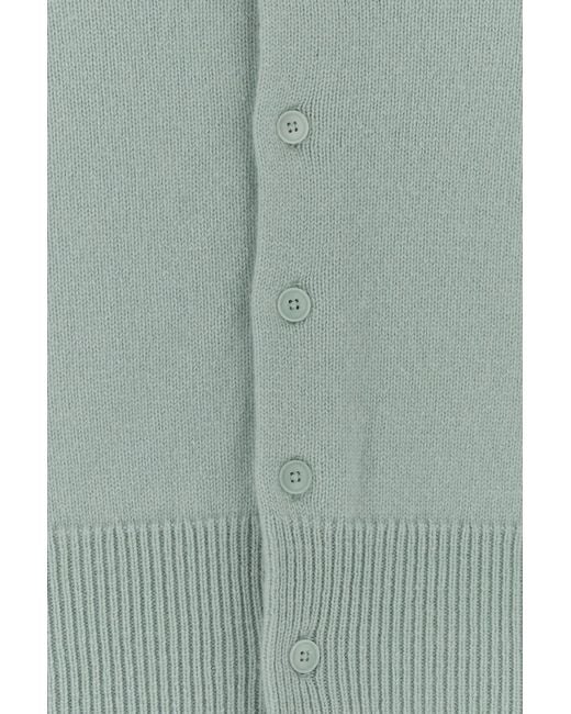 Extreme Cashmere Green Pastel Light Blue Cashmere N°435 Cardigan