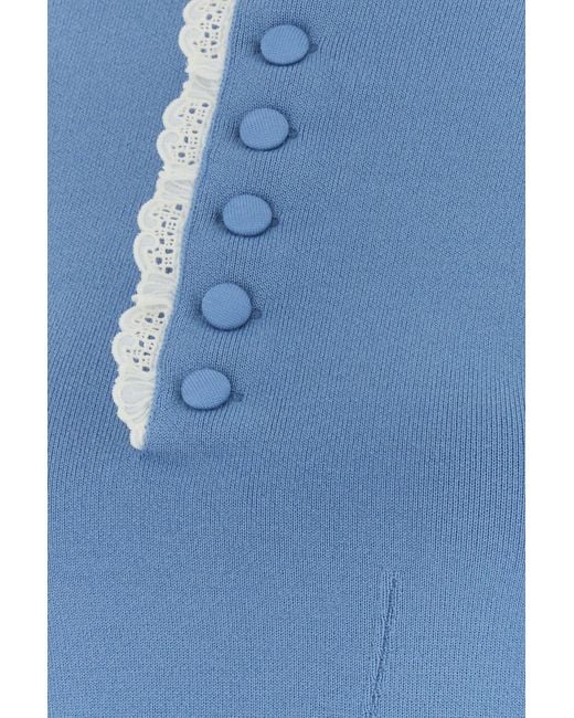 Chloé Blue Cerulean Wool Sweater