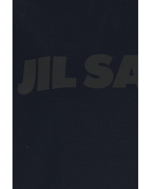 Jil Sander Black Cotton T-shirt for men