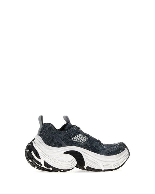 Balenciaga White Denim 6Xl Sneakers for men