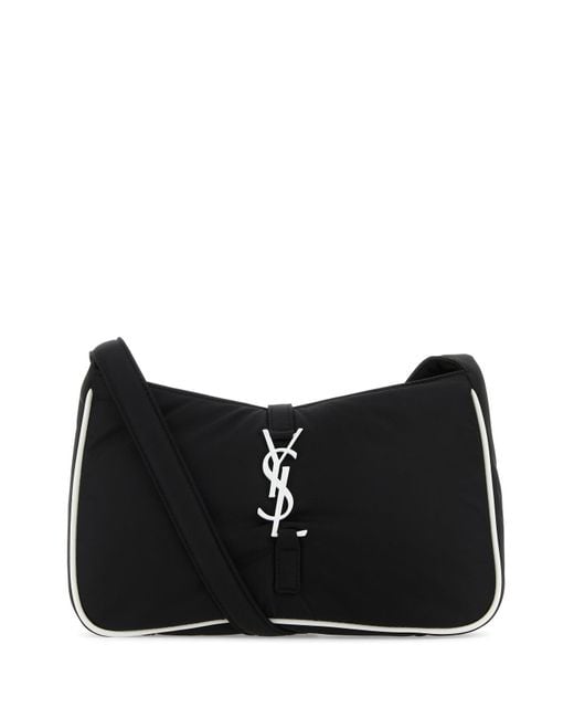 Borsa a spalla LE 5 À 7 in Econyl® nero di Saint Laurent in Black da Uomo
