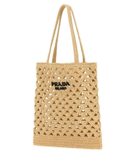 Borsa Tote di Prada in Natural