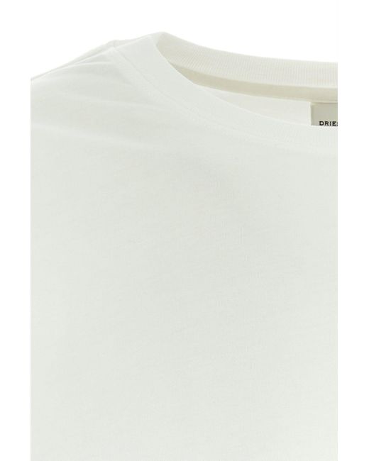 T-SHIRT-XL Male di Dries Van Noten in White da Uomo
