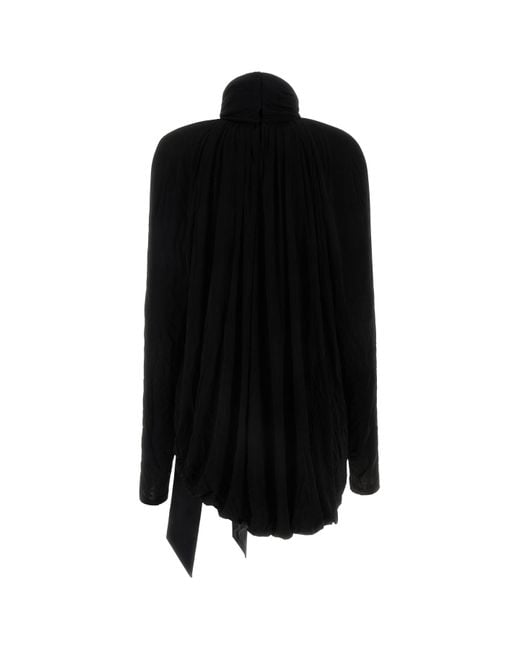 Blusa in viscosa nera di Saint Laurent in Black da Uomo
