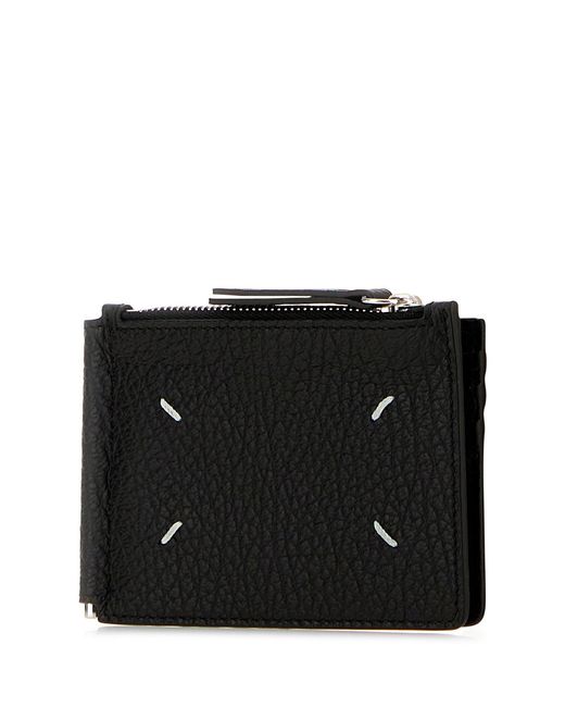 Maison Margiela Black Leather Wallet