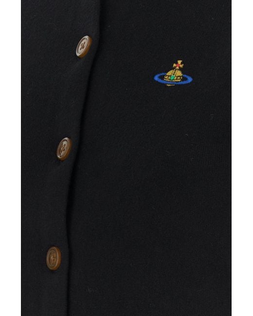 Vivienne Westwood Black Crew Neck Cardigan