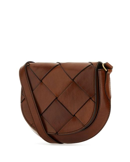 The Bridge Brown Leather Crossbody Bag