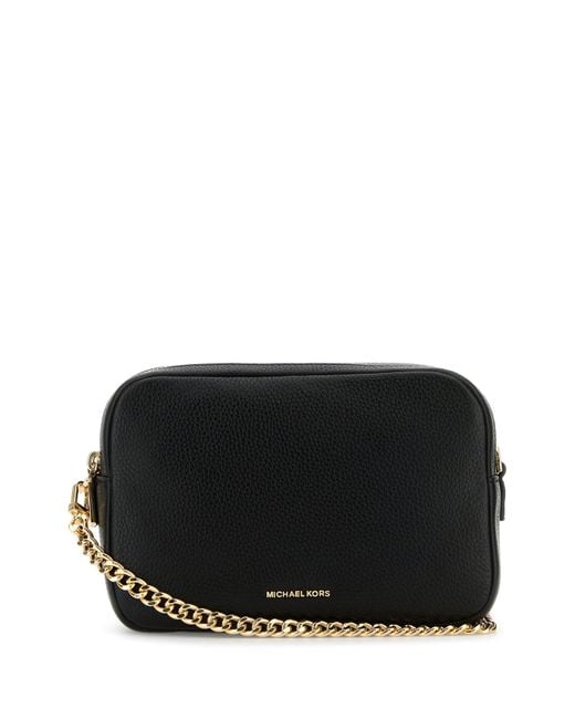 MICHAEL Michael Kors Black Leather Medium Bryant Shoulder Bag