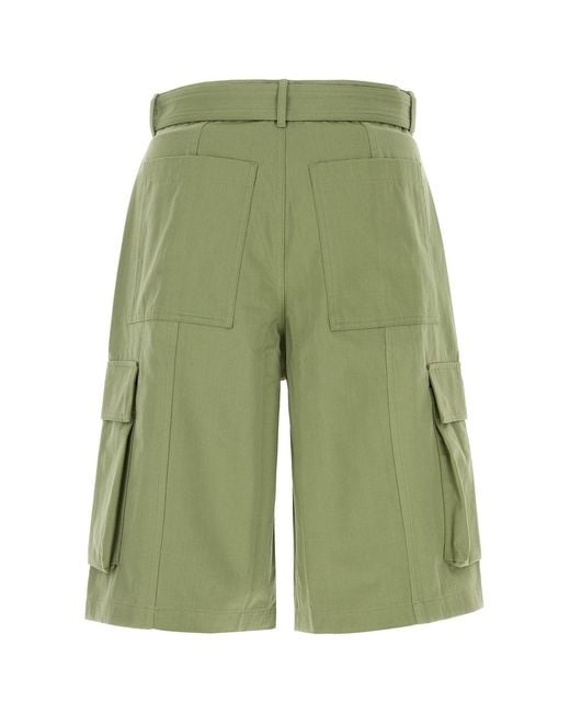 Maison Kitsuné Green Shorts for men