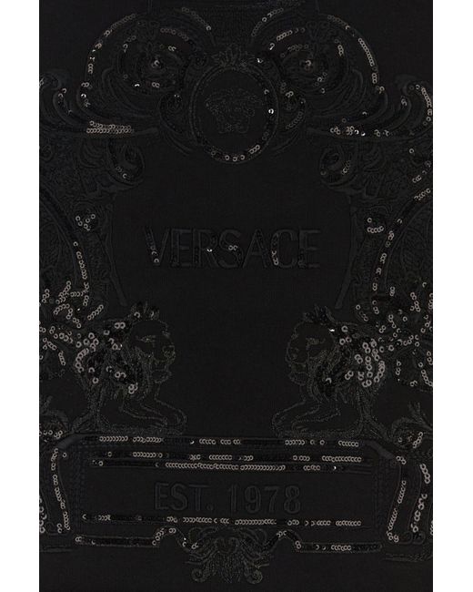 Versace Black Felpa for men